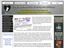 Tablet Screenshot of goodnewsclubs.info
